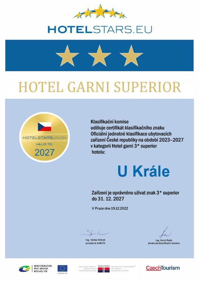 Hotel U Krale Jičín Εξωτερικό φωτογραφία
